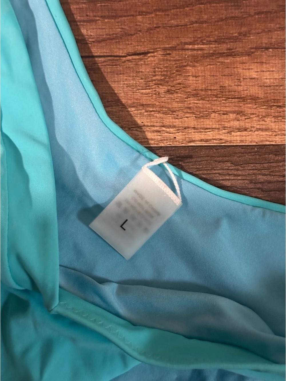 Turquoise Ruffle Bikini Set - Picture 3 of 3